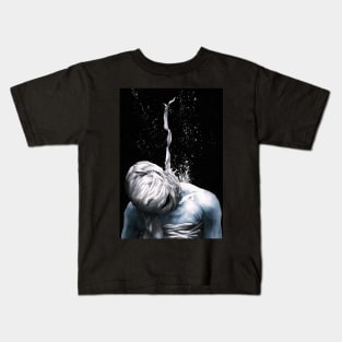 Launch//002> Black Ocean Burial Kids T-Shirt